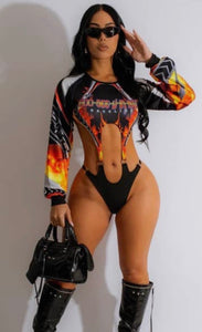 Flame Bodysuit